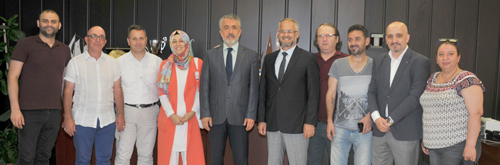 19 Mayıs Gazeteciler Cemiyeti’nden Rektör Bilgiç’e Ziyaret