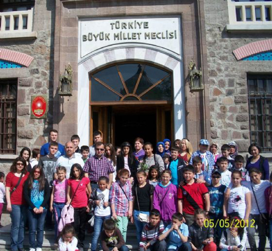 29 Ekim İ.Ö.Okulu Ankara'dan Döndü