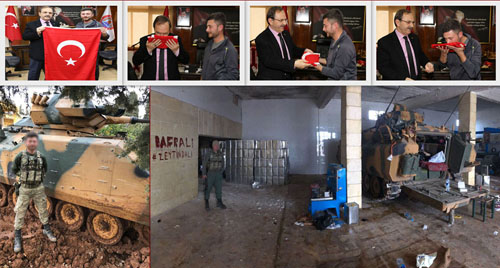 AFRİN KAHRAMANIMIZ BAŞKAN ŞAHİN’İ ZİYARET ETTİ