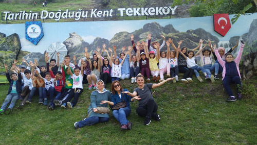 BAFRA ATATÜRK ORTAOKULU TEKKEKÖY ARKEOLOJİ VADİSİNDE 