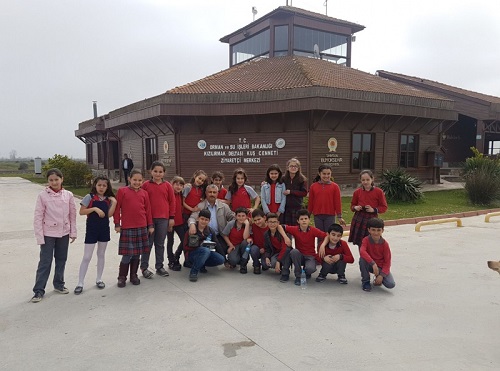 BAFRA BARBAROS İLKOKULU KUŞ CENNETİ' NDE