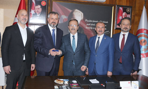 BAFRA BELEDİYESİ’NDE DEVİR TESLİM TÖRENİ