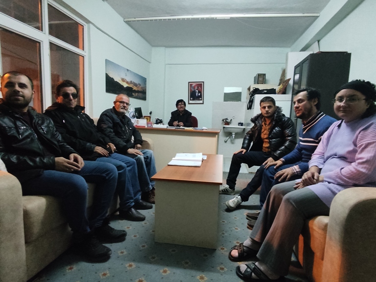      BAFRA GÖRME ENGELLİLER DERNEĞİNDE GÖREV DAĞILIMI BELLİ OLDU