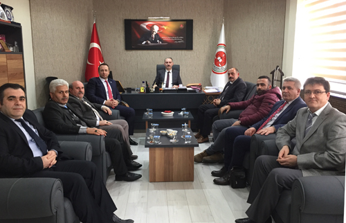 BAFRA KAMUSEN’ DEN CUMHURİYET BAŞSAVCISI TÜRKMEN’E ZİYARET