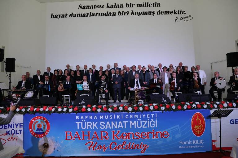 BAFRA MÜSİKİ CEMİYETİ TÜRK SANAT MÜZİĞİ  BAFRA KONSERİ ÇOŞKUSU