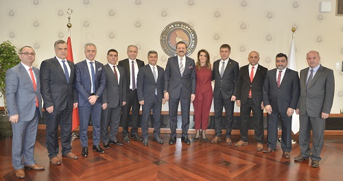 BAFRA TSO’dan Rifat HİSARCIKLIOĞLU’NA ZİYARETİ