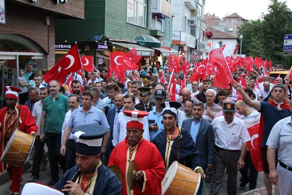 Bafra'da 15 Temmuz Demokrasi ve Milli Birlik Günü