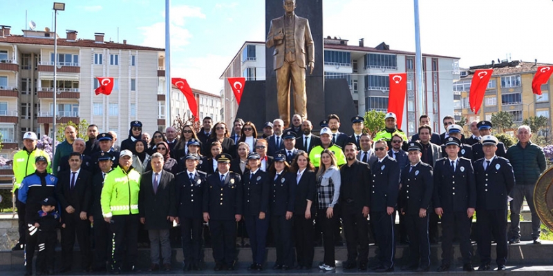 Bafra’da Türk Polis Teşkilatı’nın 180. Kuruluş Yılı Törenle Kutlandı