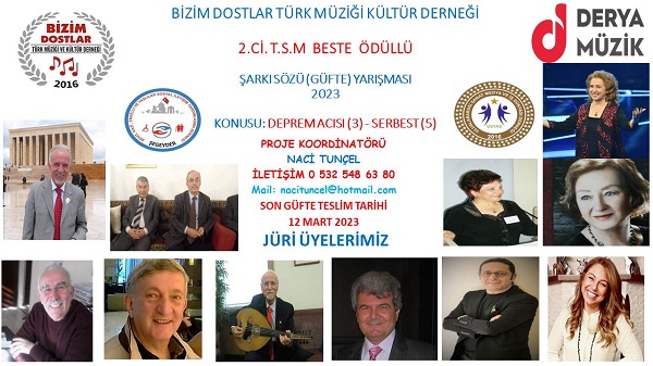 BAFRALI ŞAİR DEPREM KONULU GÜFTE YARIŞMASI FİNALİ'NDE 