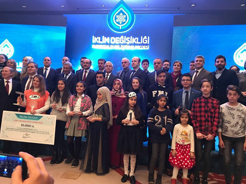 BAFRALI SALİH KÜRŞAT ÇEVRE ÖDÜLÜNÜ ANKARA' DA TÖRENLE ALDI