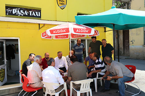 BAŞKAN KILIÇ TAKSİ ŞOFÖRLERİNİN SOSYAL MEDYA DAVETİNİ KIRMADI 