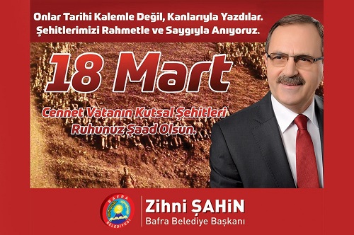 BAŞKAN ŞAHİN: ÇANAKKALE RUHU BUGÜN DE YAŞAMAKTADIR