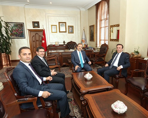 Genç'ten Şahin'e hayırlı olsun ziyareti