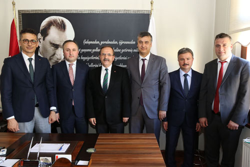 İL MİLLİ EĞİTİM MÜDÜRÜ BAŞKAN ŞAHİN’İ ZİYARET ETTİ