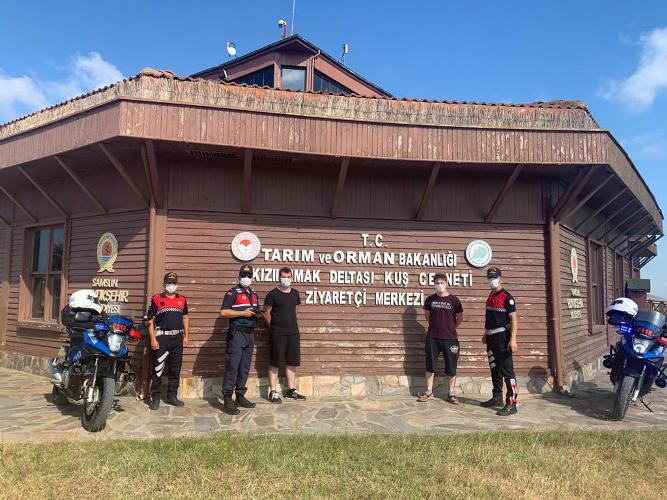 KIZILIRMAK DELTASI KUŞ CENNETİNDE JANDARMA HUZURU SAĞLIYOR