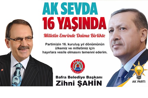 PARTİMİZİN 16. YILININ SEVİNCİNİ YAŞIYORUZ