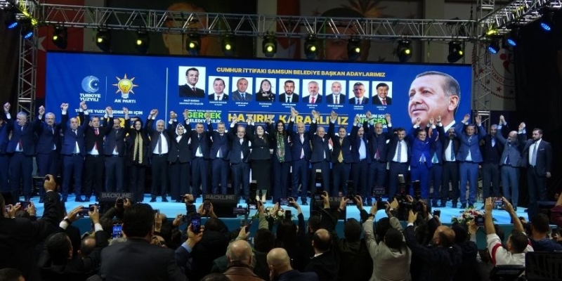 Samsun’da Cumhur İttifakı adayları tanıtıldı