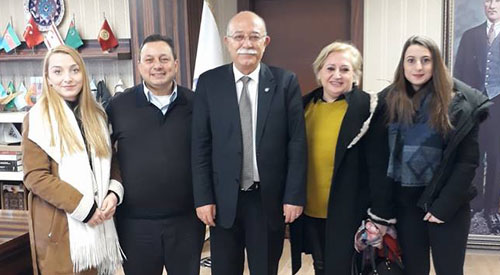 SAMSUNLU YAZAR DOĞAN KAN' DAN KAMU-SEN ZİYARETi 