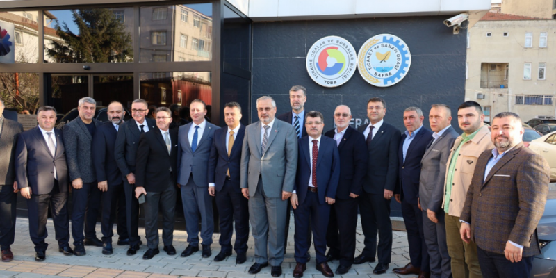 SBB BELEDİYE BAŞKANI HALİT DOĞAN BAFRA TSO’YU ZİYARET ETTİ