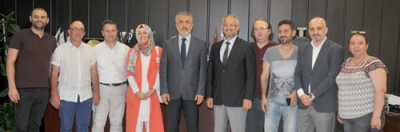 19 Mayıs Gazeteciler Cemiyeti’nden Rektör Bilgiç’e Ziyaret