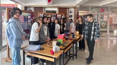 Bafra Anadolu Lisesi ( BAL ); 9. sınıf öğrencileri, proje yazıp, sergilediler.