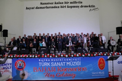 BAFRA MÜSİKİ CEMİYETİ TÜRK SANAT MÜZİĞİ  BAFRA KONSERİ ÇOŞKUSU