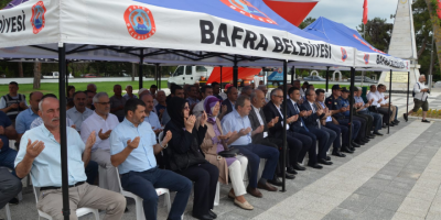 Bafra’da Arefe Günü Şehitler Dualarla Anıldı 