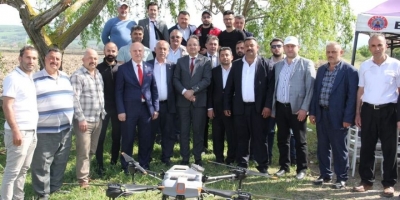 BAFRA’DA DRONE İLE SİVRİSİNEK MÜCADELESİ