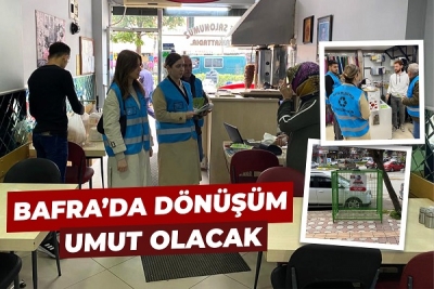 BAFRA’DA GERİ DÖNÜŞÜM UMUT OLACAK