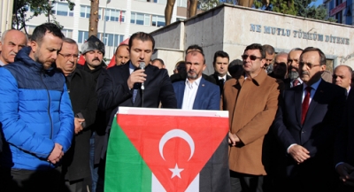 Bafra’da Yürekler Kudüs İçin Attı