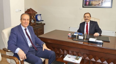 BAŞHEKİM KILINÇ, BAŞKAN ŞAHİN’E VEDA ZİYARETİNDE BULUNDU