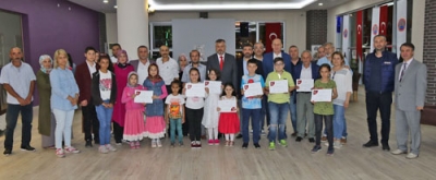 BAŞKAN KILIÇ, BABALARA SERTİFİKALARINI VERDİ