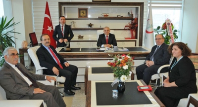 BAŞKAN ŞAHİN'DEN BAŞHEKİM İSMAİLOĞLU'NA HAYIRLI OLSUN ZİYARETİ