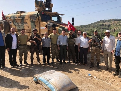 Canik'ten Afrin'e proje desteği