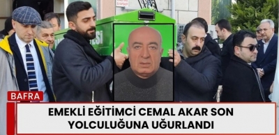 Emekli Eğitimci Cemal Akar Son Yolculuğuna Uğurlandı