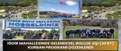 İğdir Mahallesinde Geleneksel Bolluk Aşı (AFAT) Kurban Programı Düzenlendi
