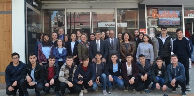 Teknik Lise Öğrencilerinden Başkan Başar’a Ziyaret