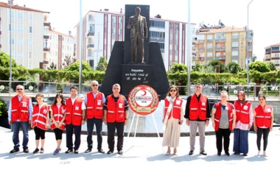 Türk Kızılayı Bafra Şubesi tarafından Türk Kızılayı'nın kuruluşunun 150. yılı kutlandı