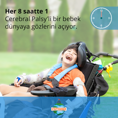 Türkiye Spastik Çocuklar Vakfı, “Steptember” projesiyle 633 bin TL bağış topladı